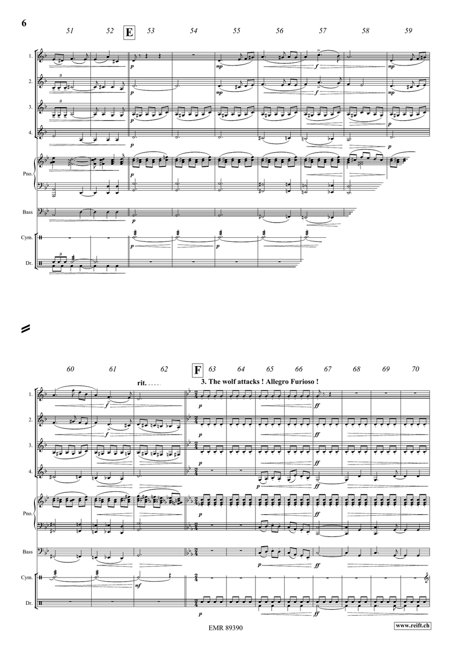 The Little Red Riding Hood Horn scores gallery preview page 7