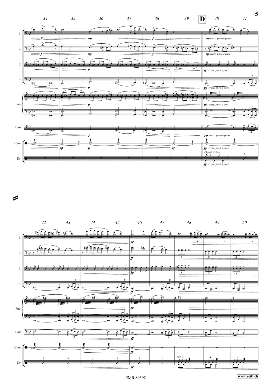 The Little Red Riding Hood Tuba Quartet scores gallery preview page 6