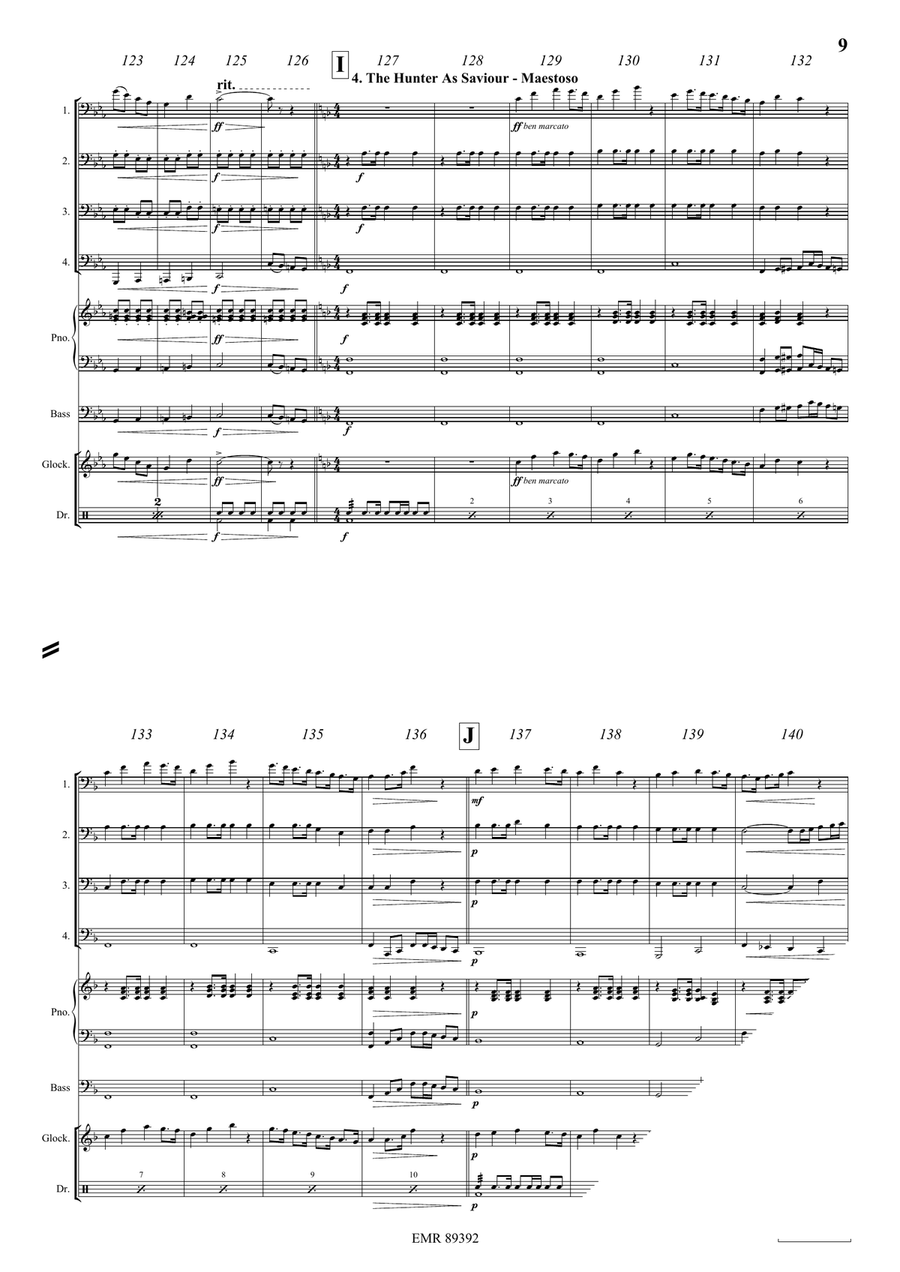 The Little Red Riding Hood Tuba Quartet scores gallery preview page 9