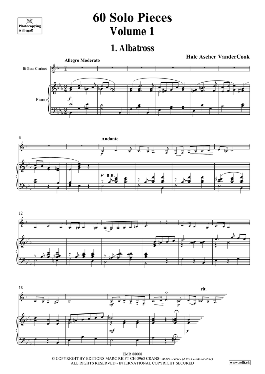 60 Solo Pieces Volume 1 60 Solo Pieces Volume 1 Bass Clarinet scores gallery preview page 5