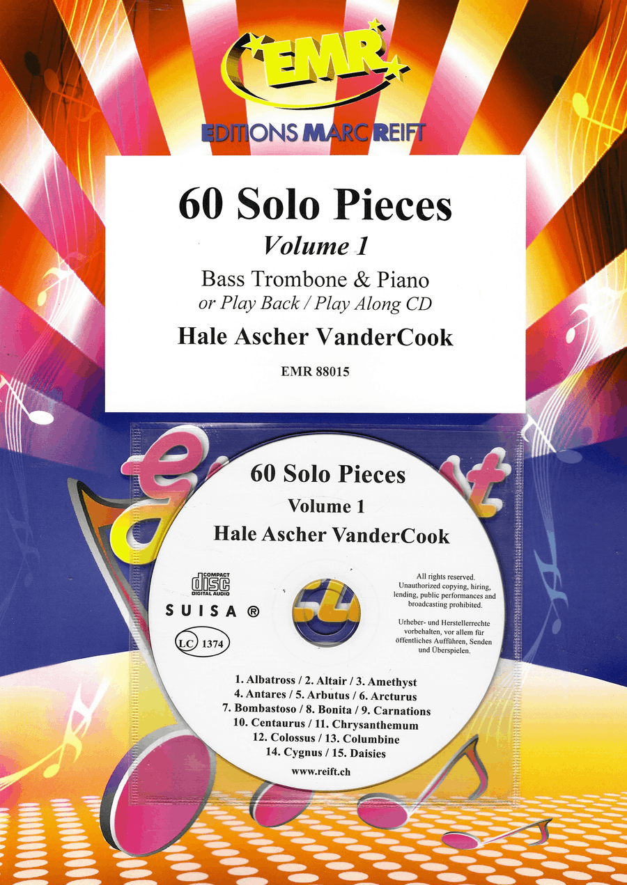 60 Solo Pieces Volume 1 60 Solo Pieces Volume 1 Trombone scores gallery preview page 1