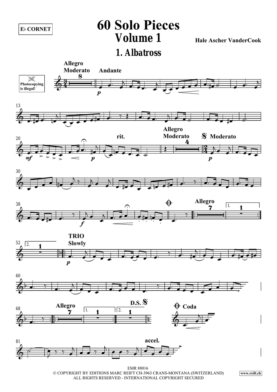 60 Solo Pieces Volume 1 60 Solo Pieces Volume 1 Cornet scores gallery preview page 4