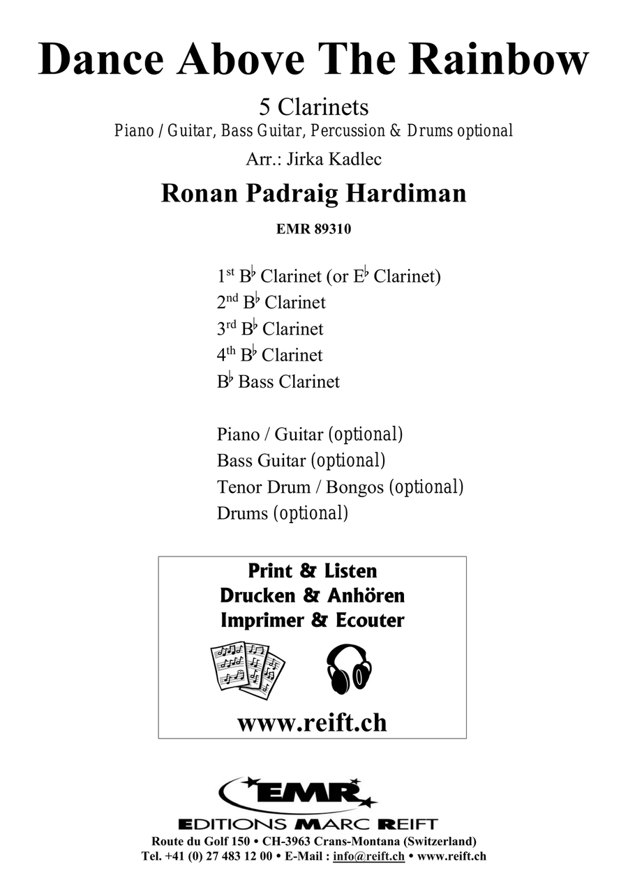 Dance Above The Rainbow Dance Above The Rainbow Clarinet Quintet scores gallery preview page 2