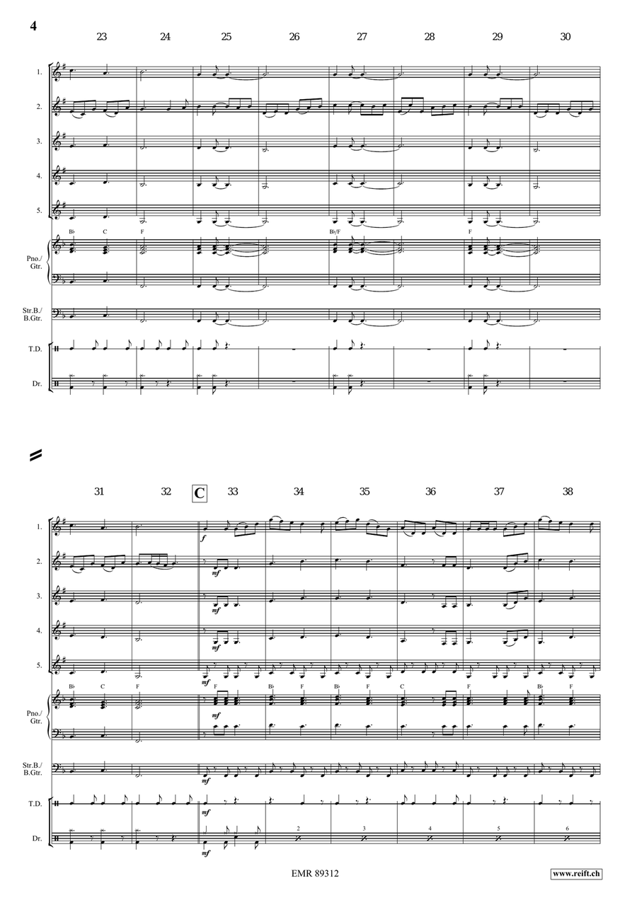 Dance Above The Rainbow Dance Above The Rainbow Cornet scores gallery preview page 4