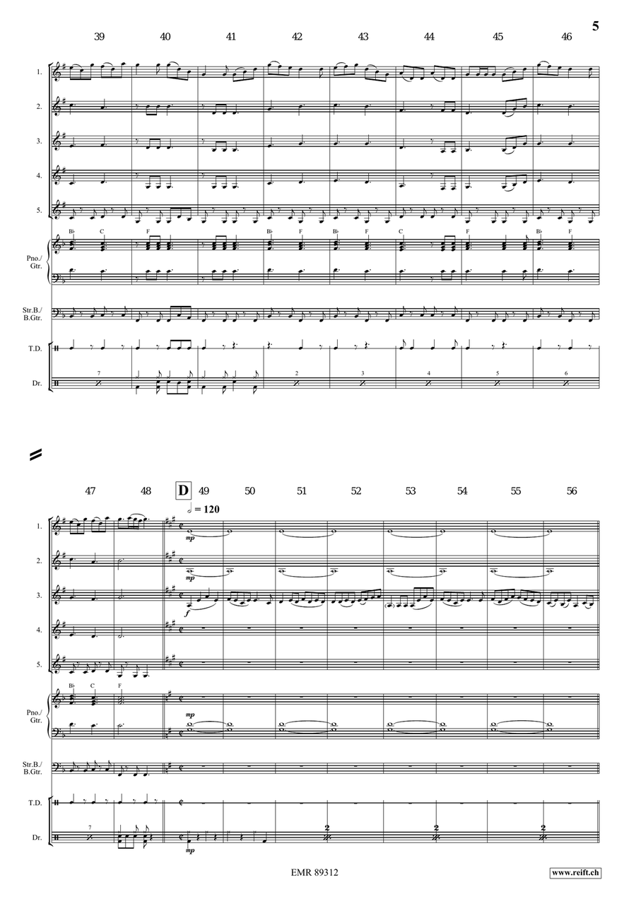 Dance Above The Rainbow Dance Above The Rainbow Cornet scores gallery preview page 5