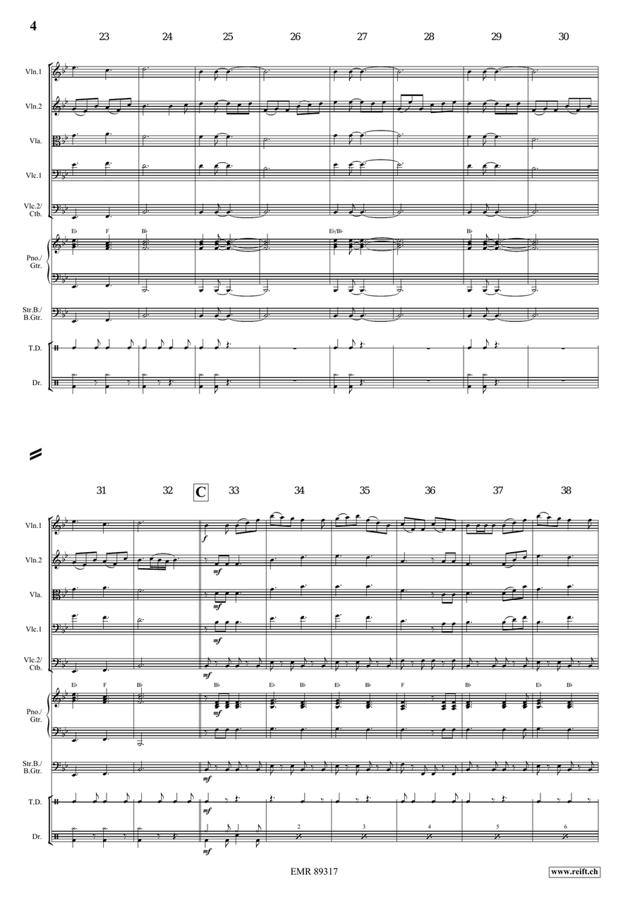 Dance Above The Rainbow Dance Above The Rainbow String Orchestra scores gallery preview page 4