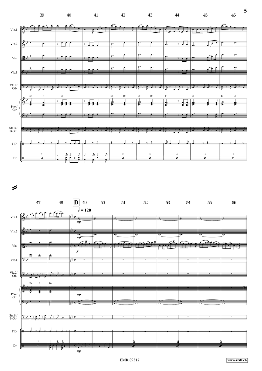Dance Above The Rainbow Dance Above The Rainbow String Orchestra scores gallery preview page 5