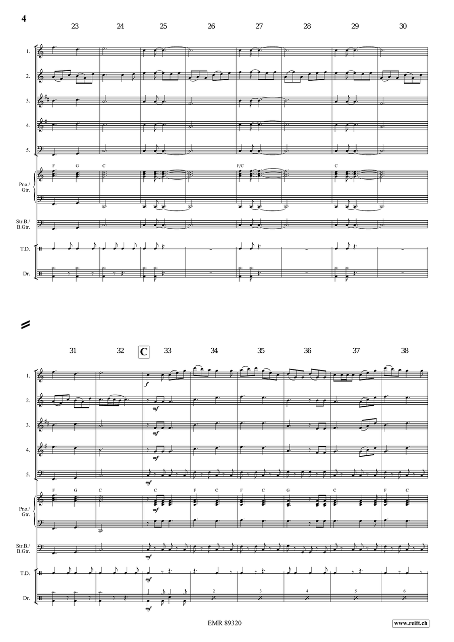Dance Above The Rainbow Dance Above The Rainbow Woodwind Quintet scores gallery preview page 4