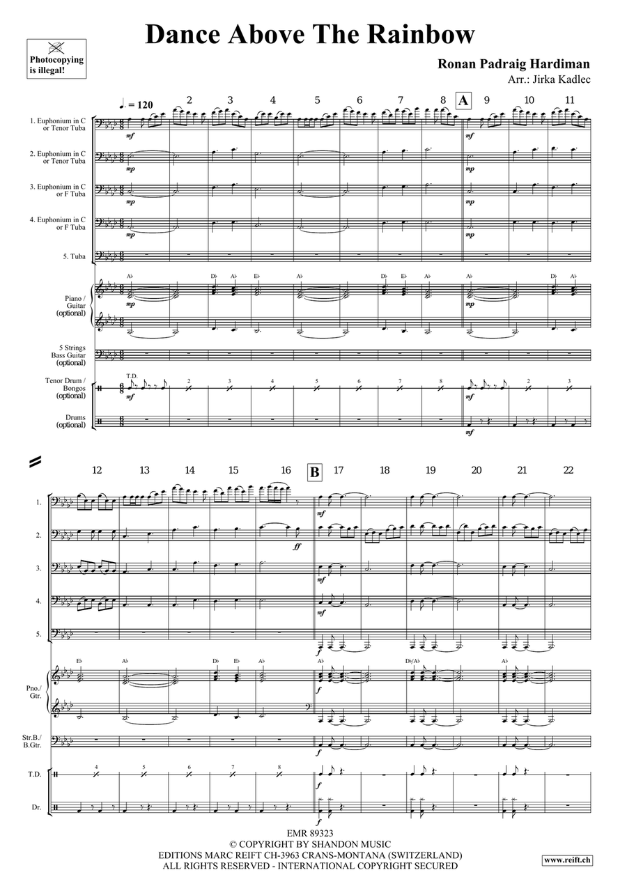 Dance Above The Rainbow Dance Above The Rainbow Tuba scores gallery preview page 3