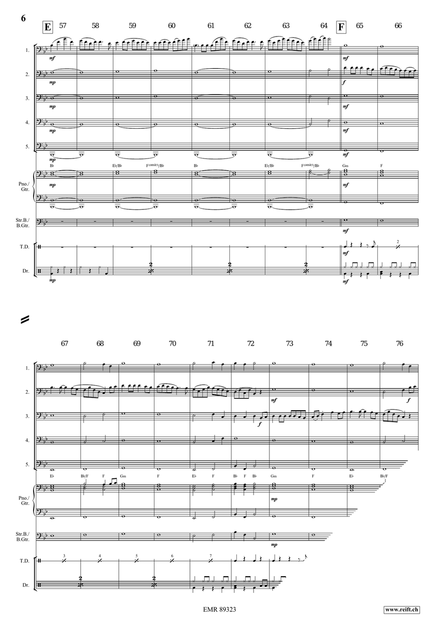 Dance Above The Rainbow Dance Above The Rainbow Tuba scores gallery preview page 6