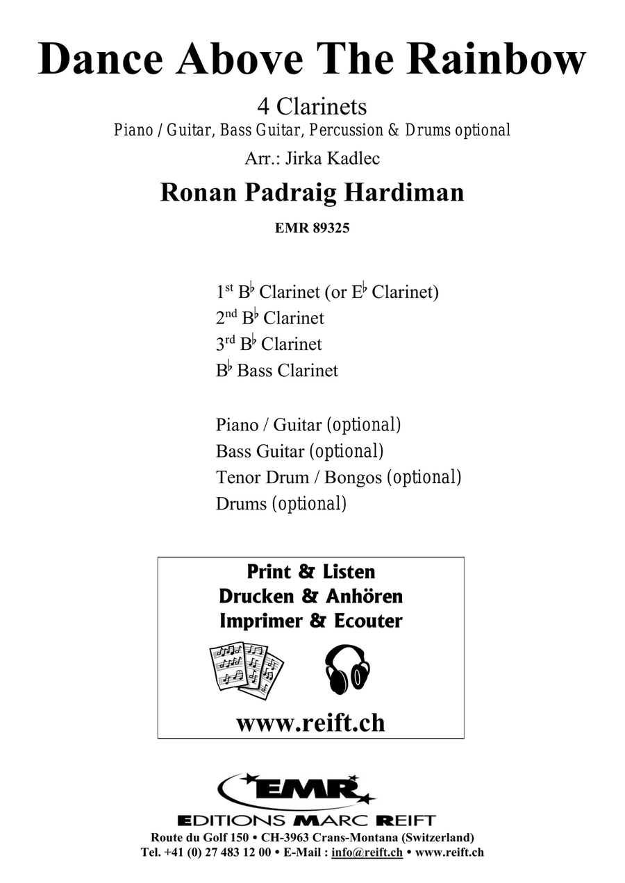 Dance Above The Rainbow Dance Above The Rainbow Clarinet Quartet scores gallery preview page 2