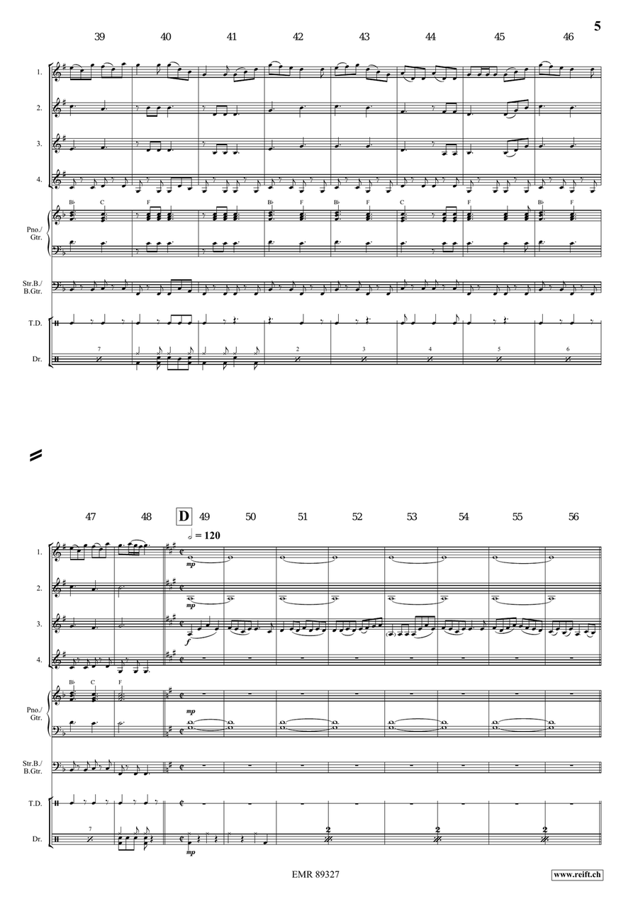 Dance Above The Rainbow Dance Above The Rainbow Cornet scores gallery preview page 5