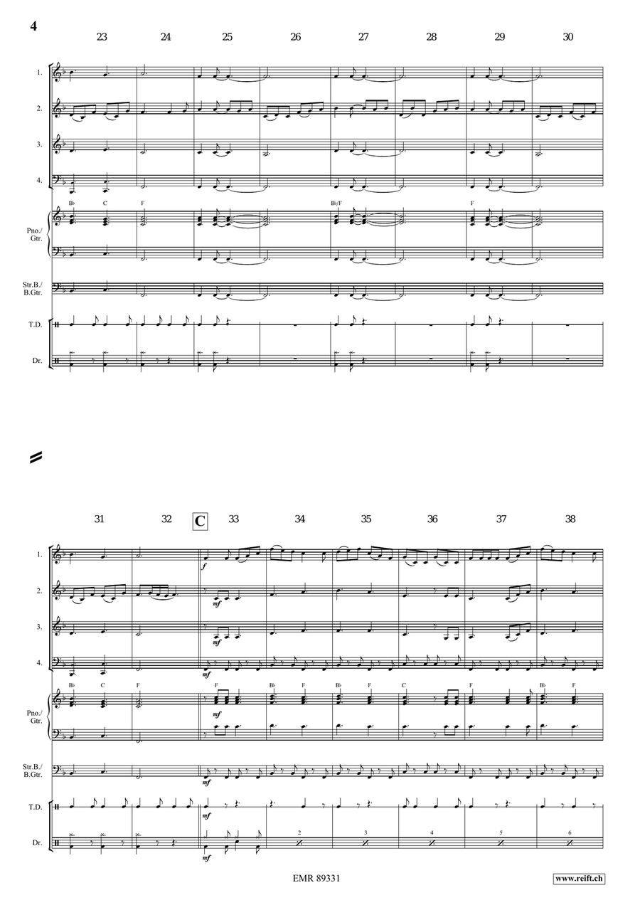 Dance Above The Rainbow Dance Above The Rainbow Woodwind Quartet scores gallery preview page 4
