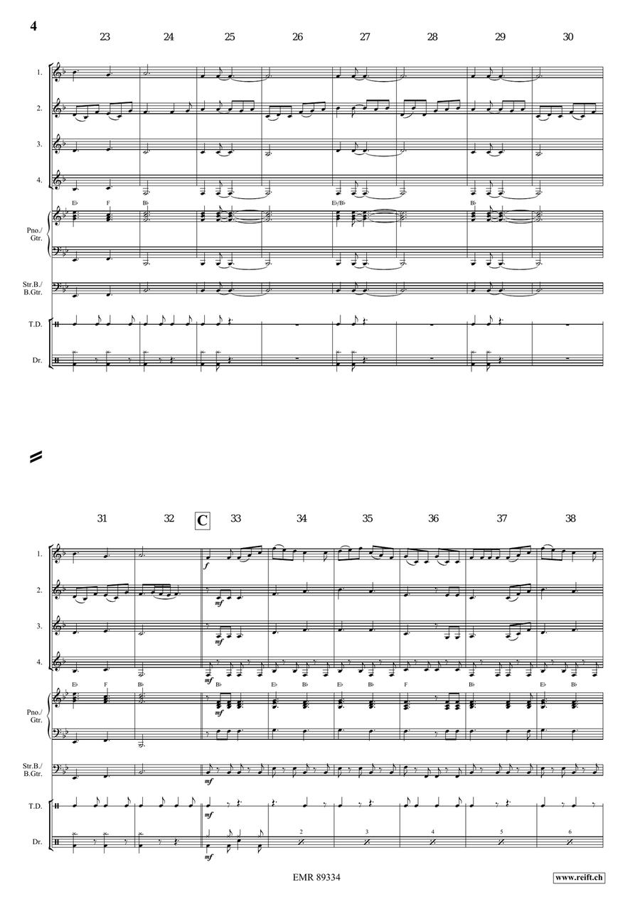 Dance Above The Rainbow Dance Above The Rainbow Horn scores gallery preview page 4