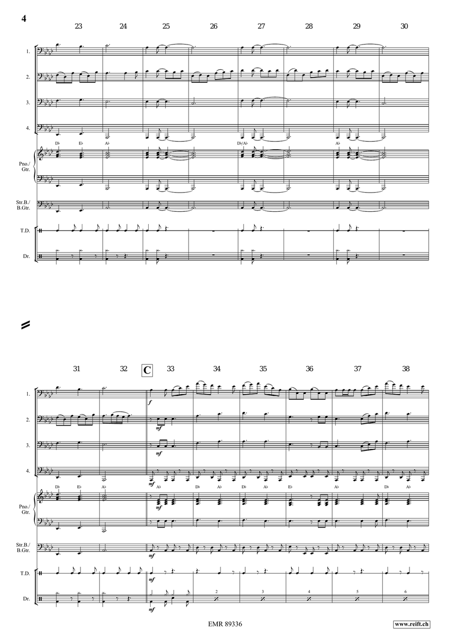 Dance Above The Rainbow Dance Above The Rainbow Tuba Quartet scores gallery preview page 4