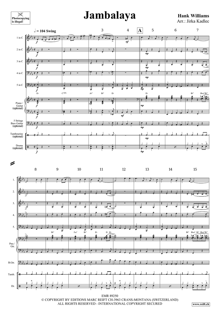 Jambalaya Jambalaya Score scores gallery preview page 3