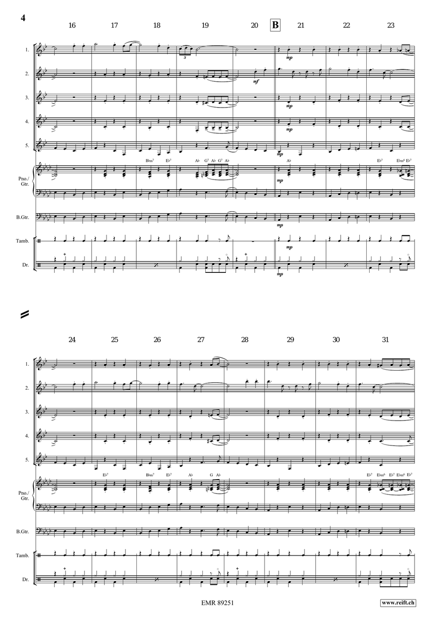 Jambalaya Jambalaya Clarinet Quintet scores gallery preview page 4