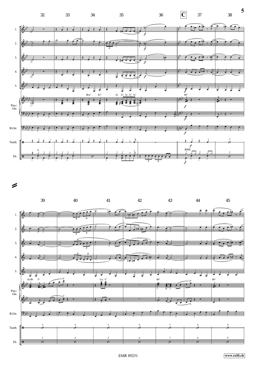 Jambalaya Jambalaya Clarinet Quintet scores gallery preview page 5