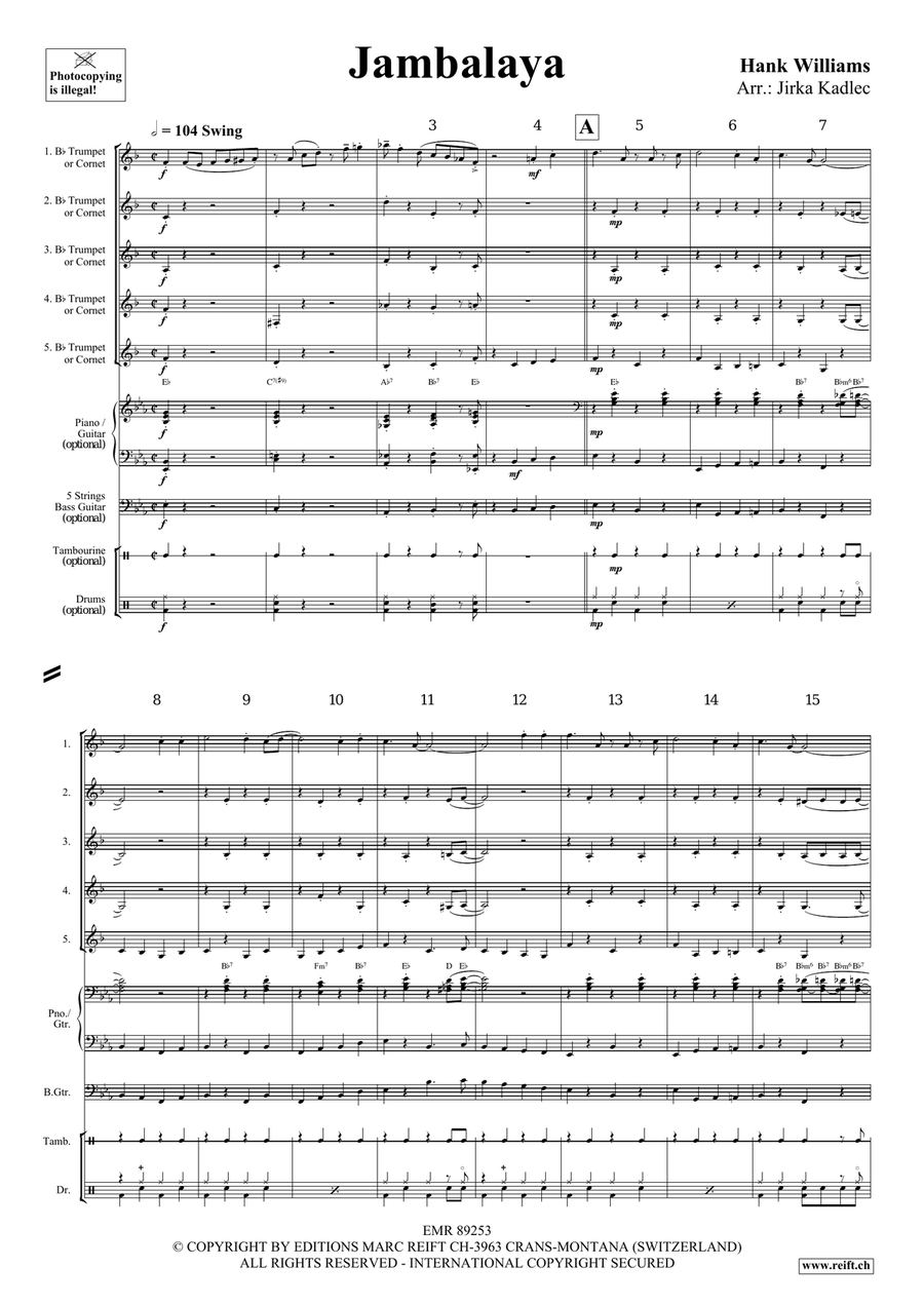 Jambalaya Jambalaya Cornet scores gallery preview page 3