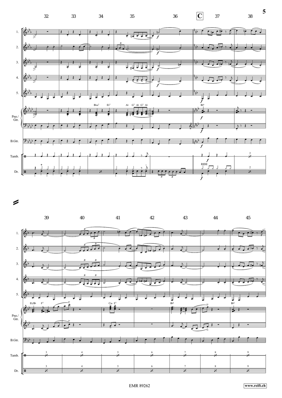 Jambalaya Jambalaya Horn scores gallery preview page 5