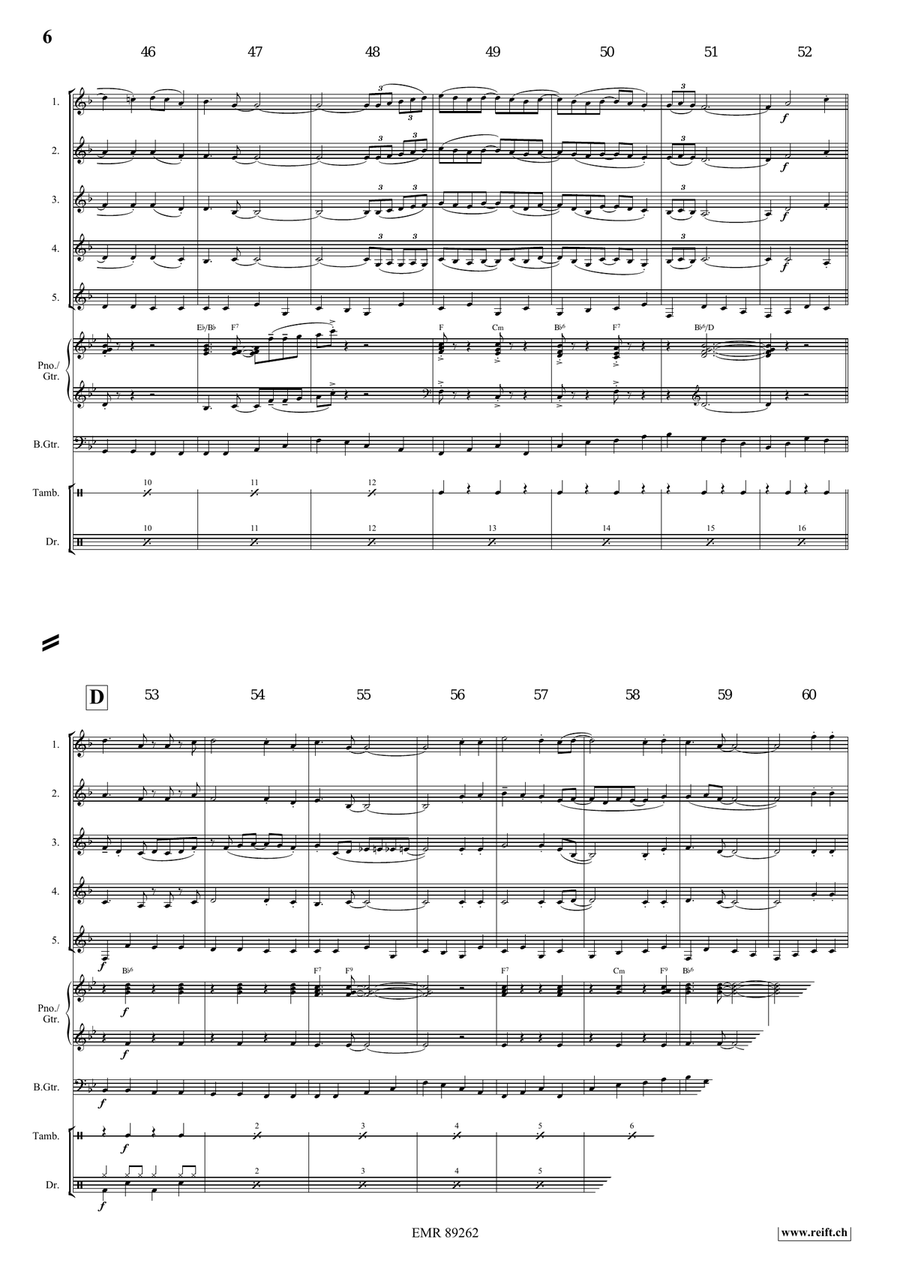 Jambalaya Jambalaya Horn scores gallery preview page 6