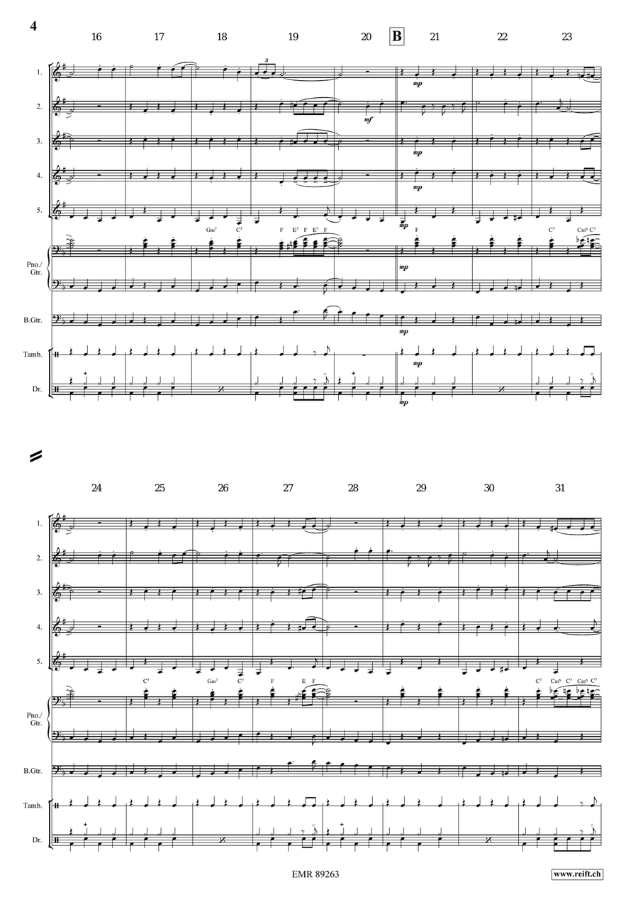 Jambalaya Jambalaya Euphonium Quintet scores gallery preview page 4