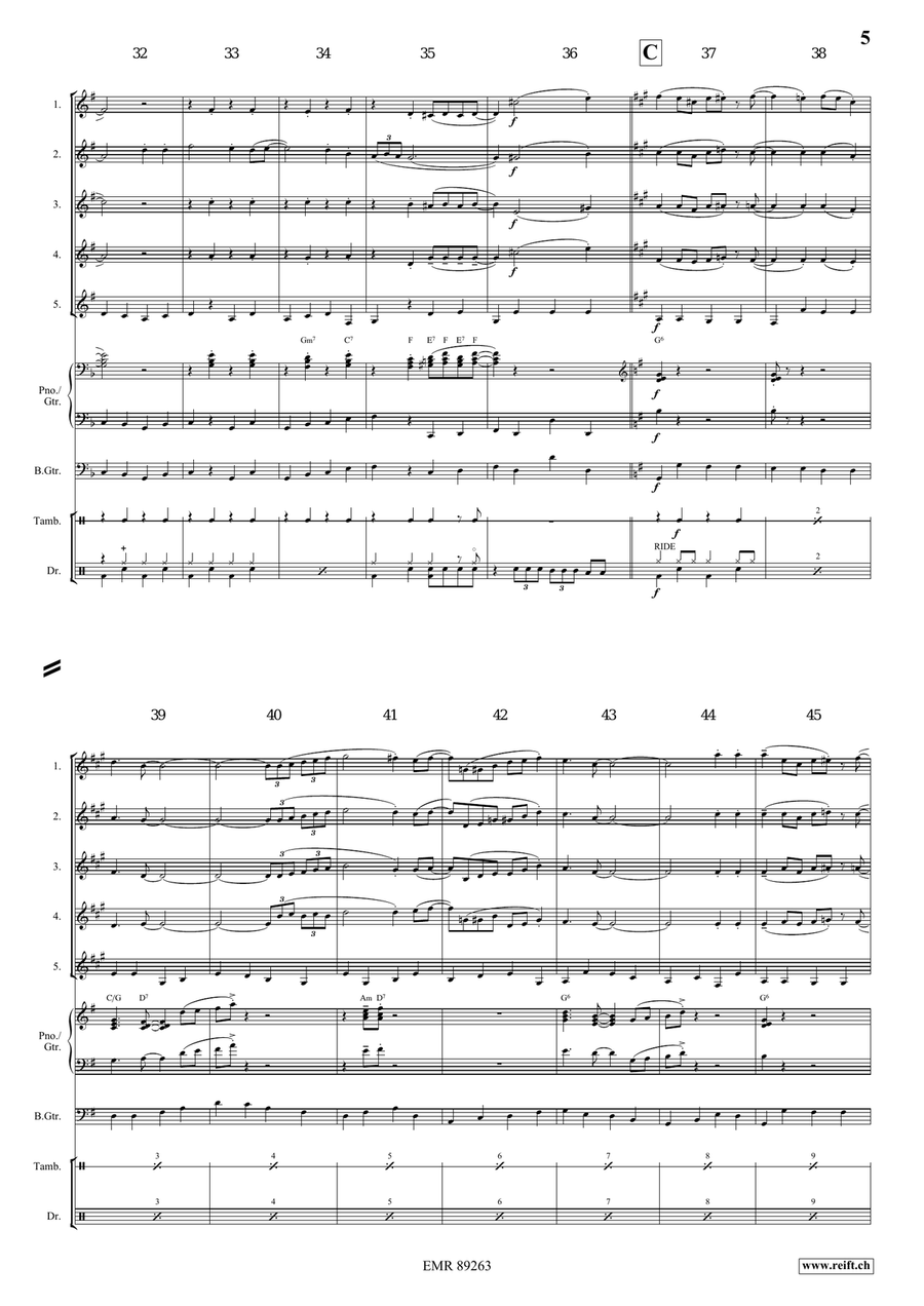 Jambalaya Jambalaya Euphonium Quintet scores gallery preview page 5