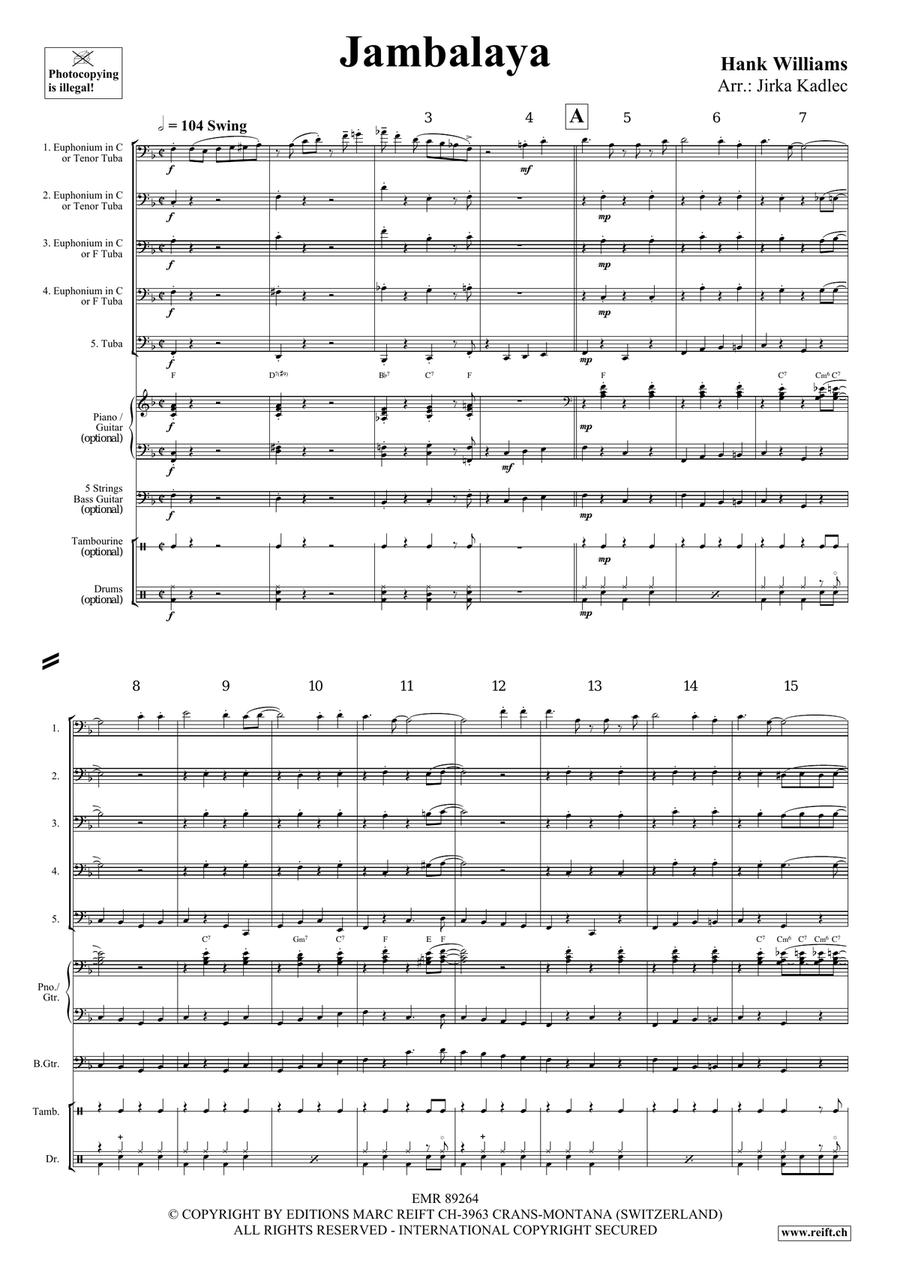 Jambalaya Jambalaya Tuba scores gallery preview page 3