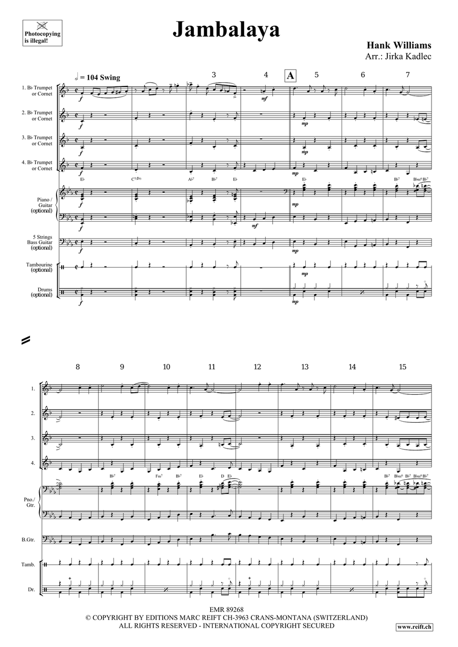 Jambalaya Jambalaya Cornet scores gallery preview page 3