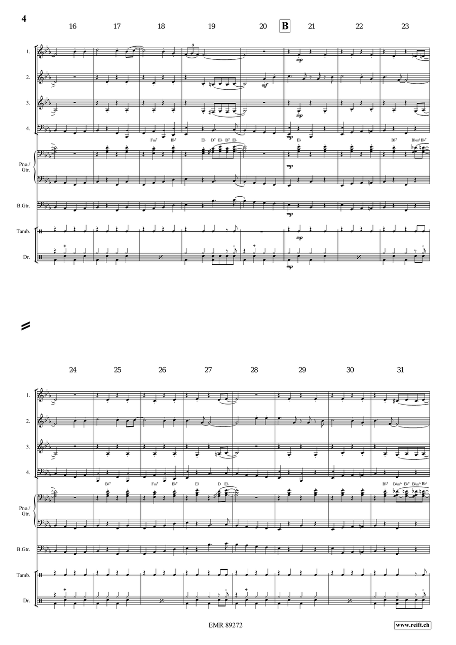 Jambalaya Jambalaya Woodwind Quartet scores gallery preview page 4