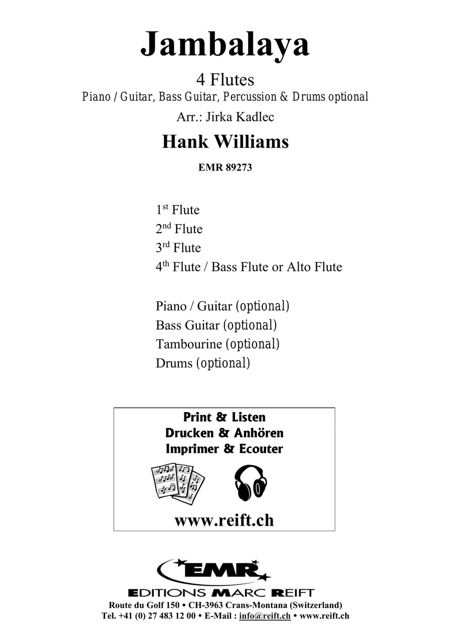 Jambalaya Jambalaya Flute Quartet scores gallery preview page 2