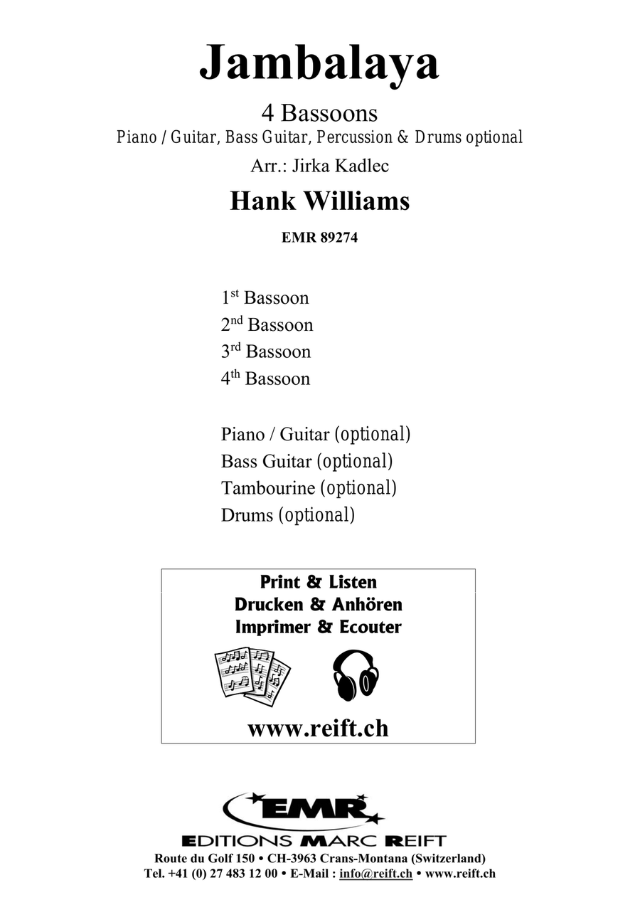 Jambalaya Jambalaya Bassoon Quartet scores gallery preview page 2