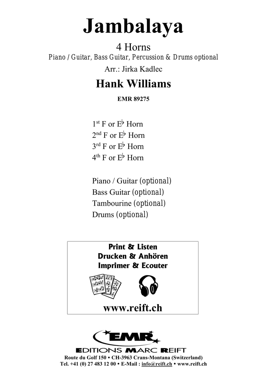Jambalaya Jambalaya Horn scores gallery preview page 2
