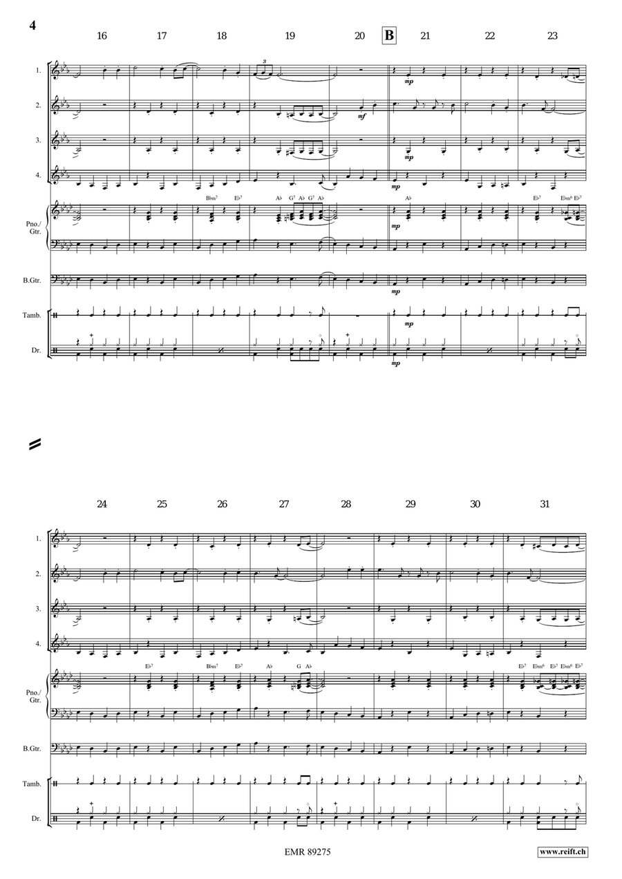 Jambalaya Jambalaya Horn scores gallery preview page 4