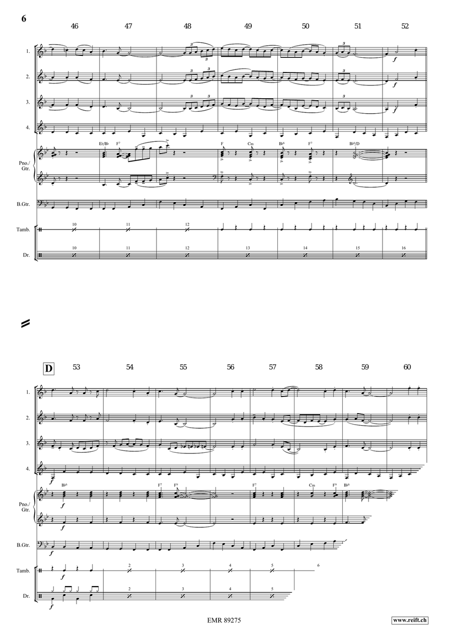 Jambalaya Jambalaya Horn scores gallery preview page 6