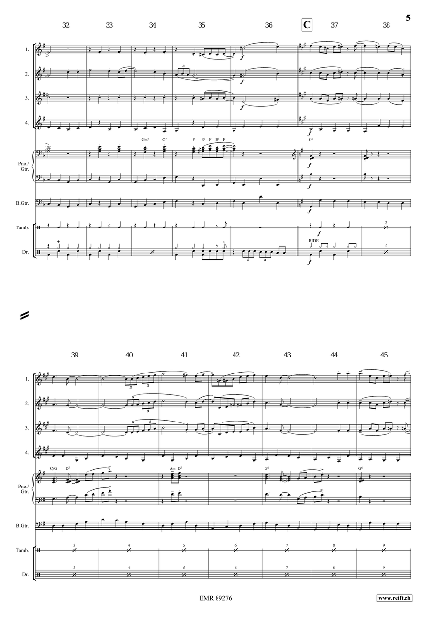 Jambalaya Jambalaya Euphonium Quartet scores gallery preview page 5