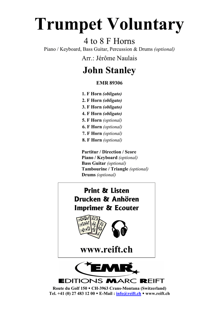 Trumpet Voluntary Trumpet Voluntary Horn scores gallery preview page 2