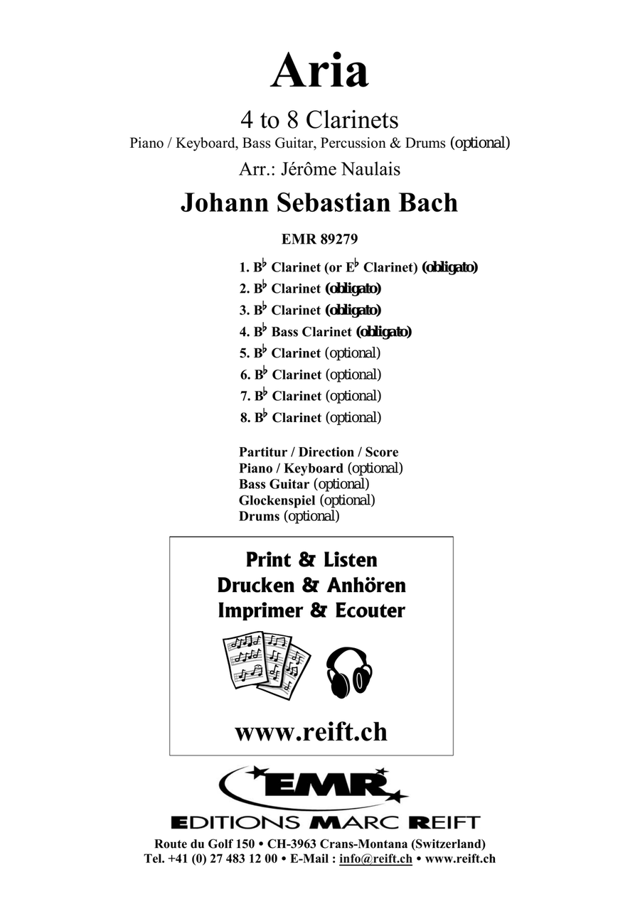 Aria Aria Clarinet scores gallery preview page 2