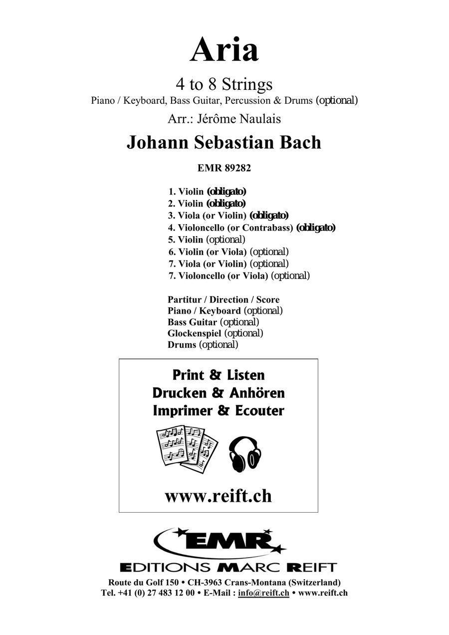 Aria Aria Voice Solo scores gallery preview page 2