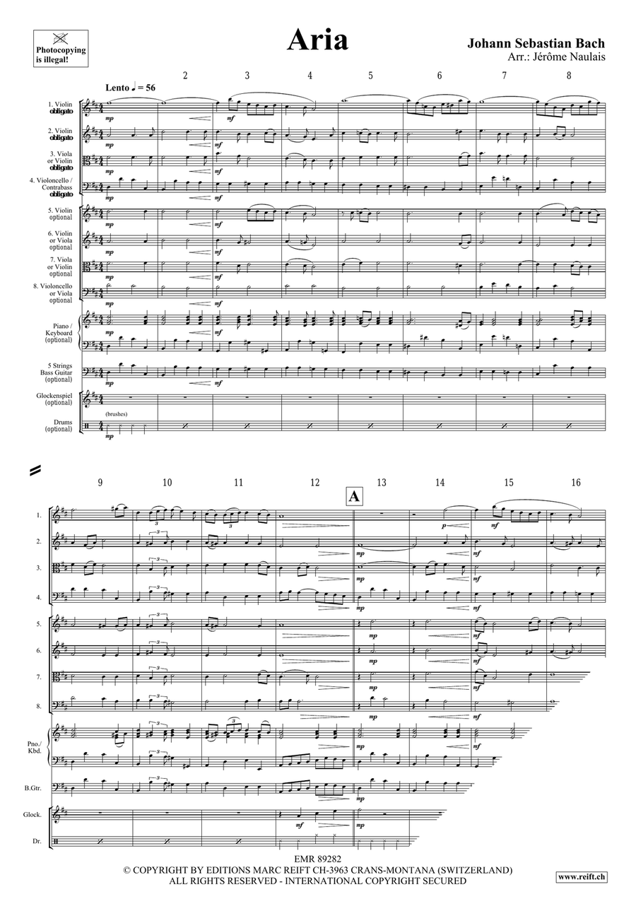 Aria Aria Voice Solo scores gallery preview page 4
