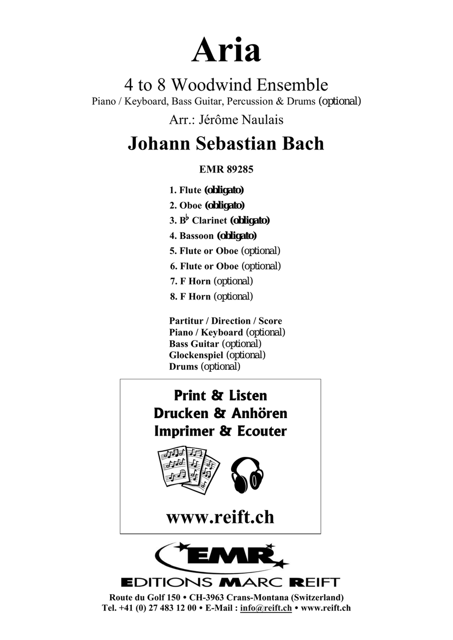 Aria Aria Woodwind Ensemble scores gallery preview page 2