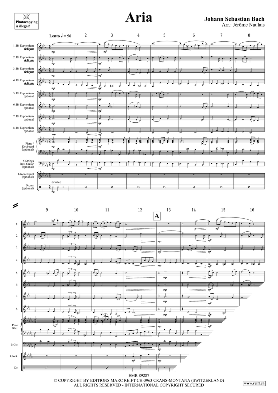 Aria Aria Euphonium scores gallery preview page 3
