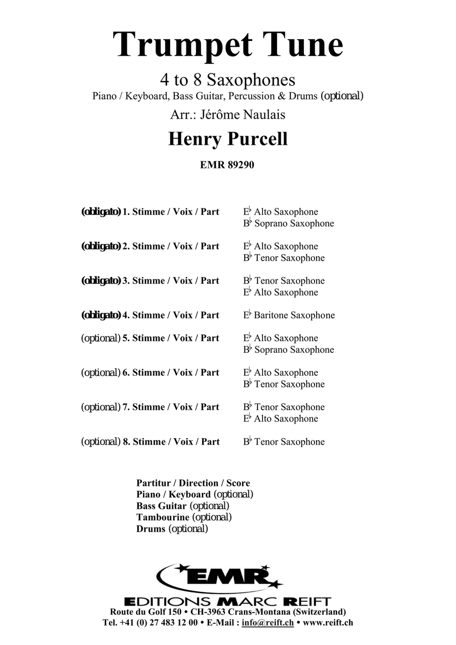 Trumpet Tune Trumpet Tune Saxophone scores gallery preview page 2