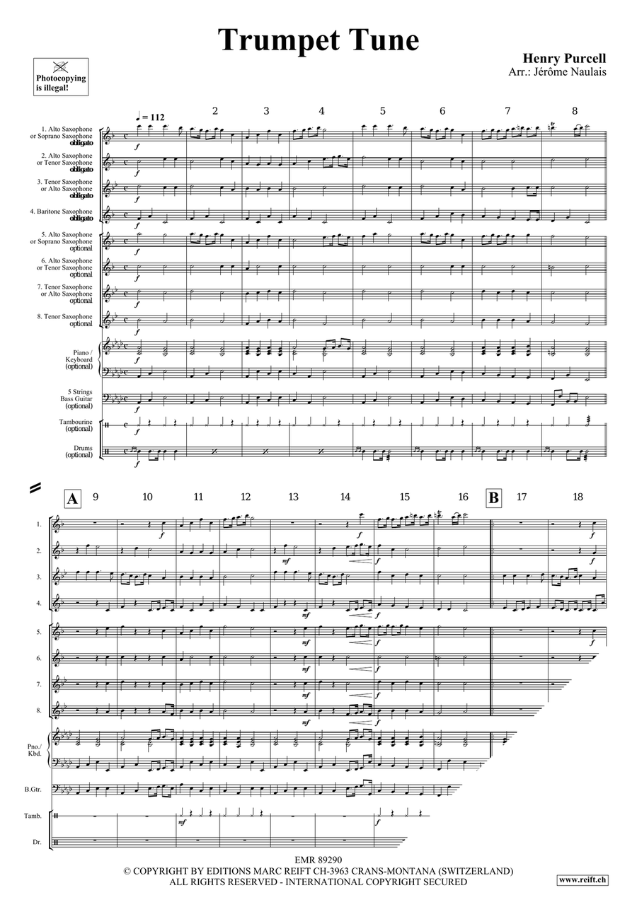 Trumpet Tune Trumpet Tune Saxophone scores gallery preview page 4