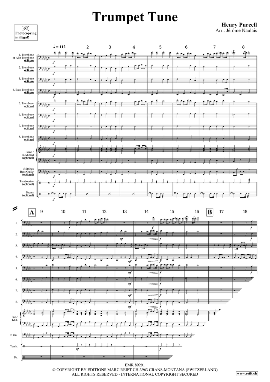 Trumpet Tune Trumpet Tune Trombone scores gallery preview page 4