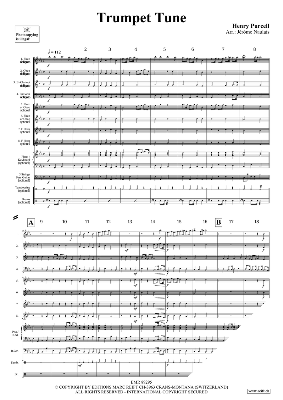 Trumpet Tune Trumpet Tune Woodwind Ensemble scores gallery preview page 4