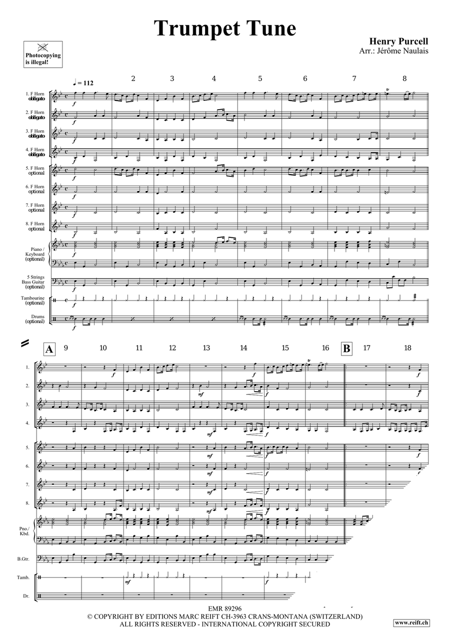 Trumpet Tune Trumpet Tune Horn scores gallery preview page 4