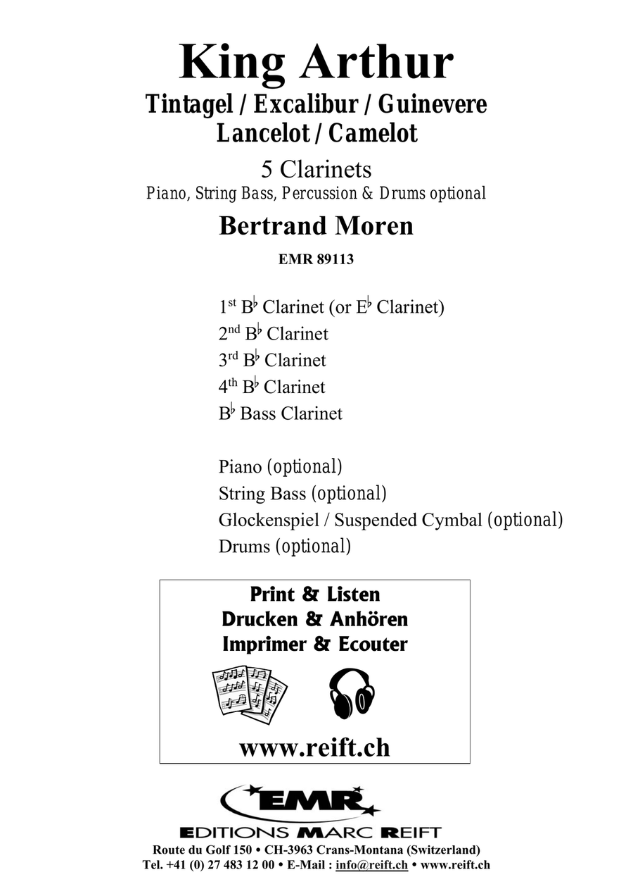 King Arthur King Arthur Clarinet Quintet scores gallery preview page 2
