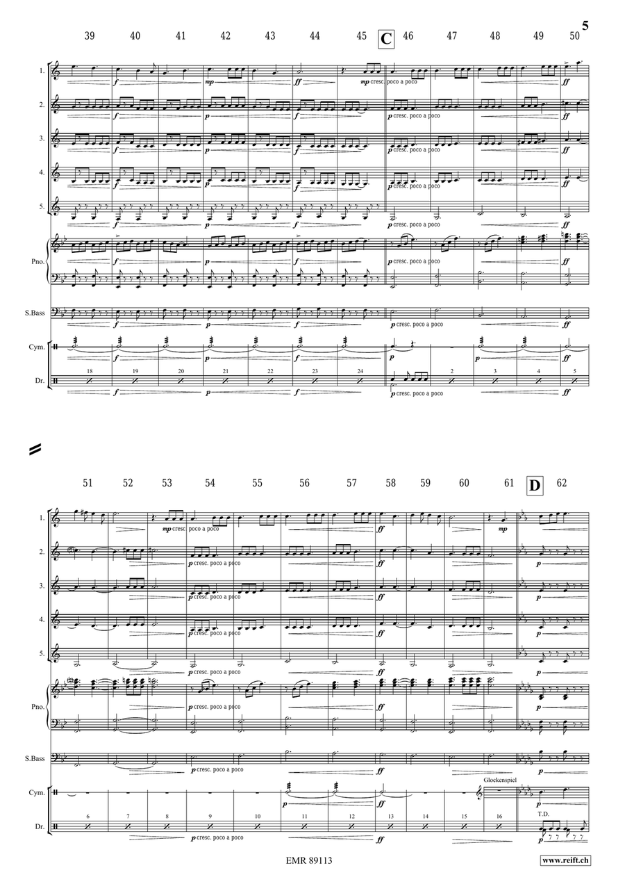 King Arthur King Arthur Clarinet Quintet scores gallery preview page 6