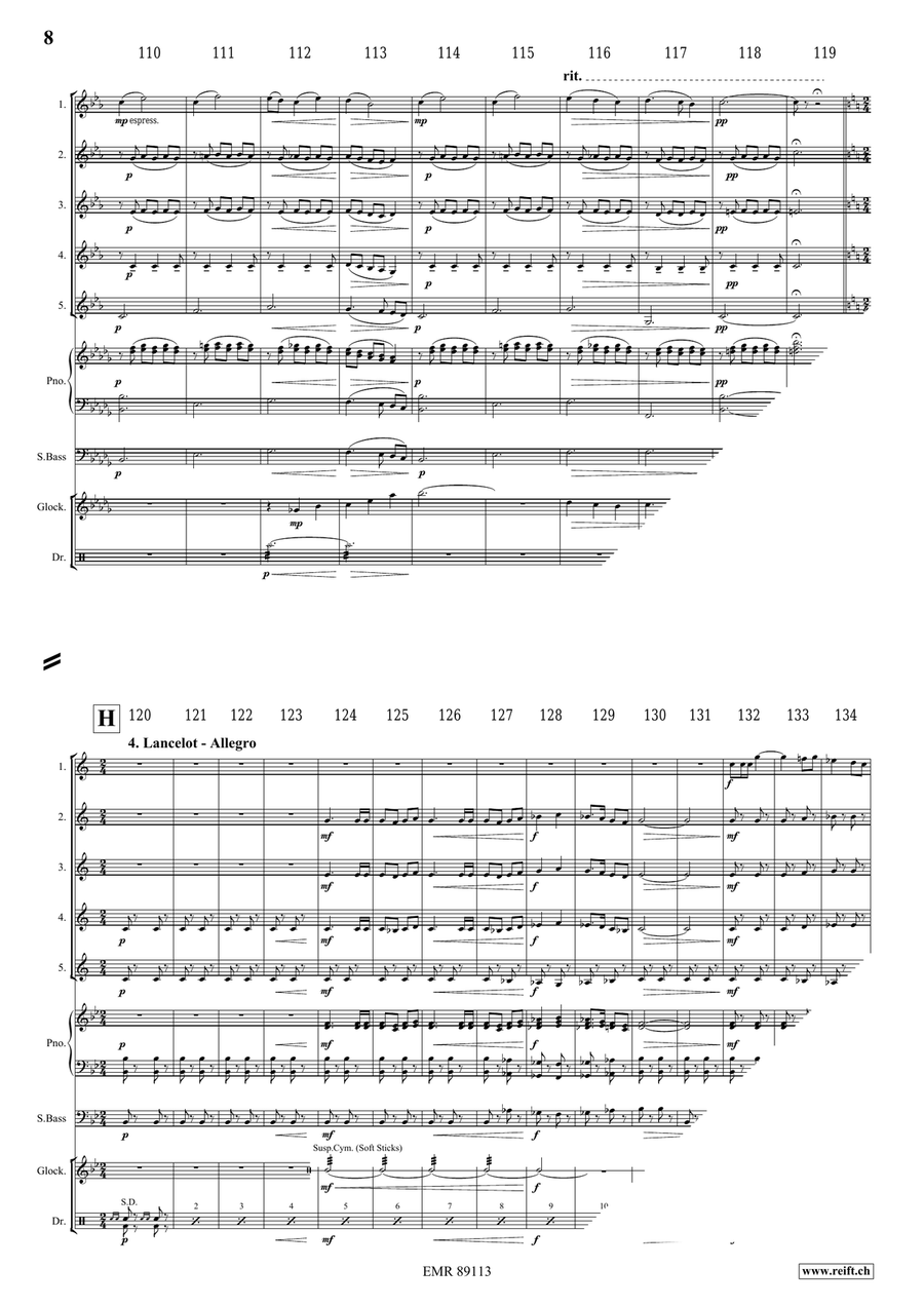 King Arthur King Arthur Clarinet Quintet scores gallery preview page 9